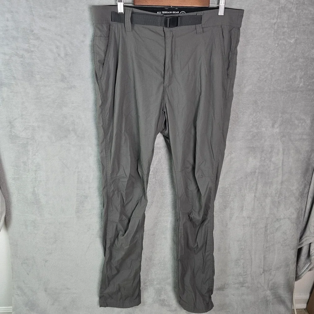 Wrangler ATG All Terrain Gear Mens Gray Stretch Hiking Pants 36x34 112359934